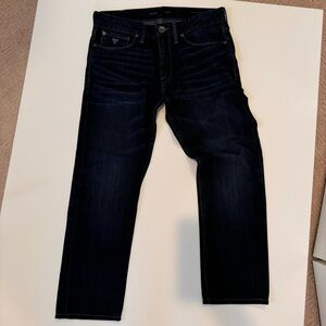 Guess 31 slim straight hemmed inseam 27” Jeans